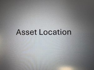 The words 'Asset Location' displayed on a plain background.