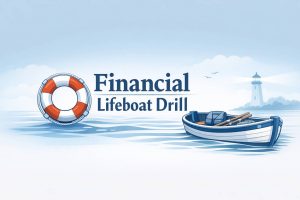 Financial lifeboat drill - concept for retirement planning and market downturns