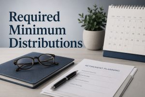 Required Minimum Distribution planning with retirement documents and calendar